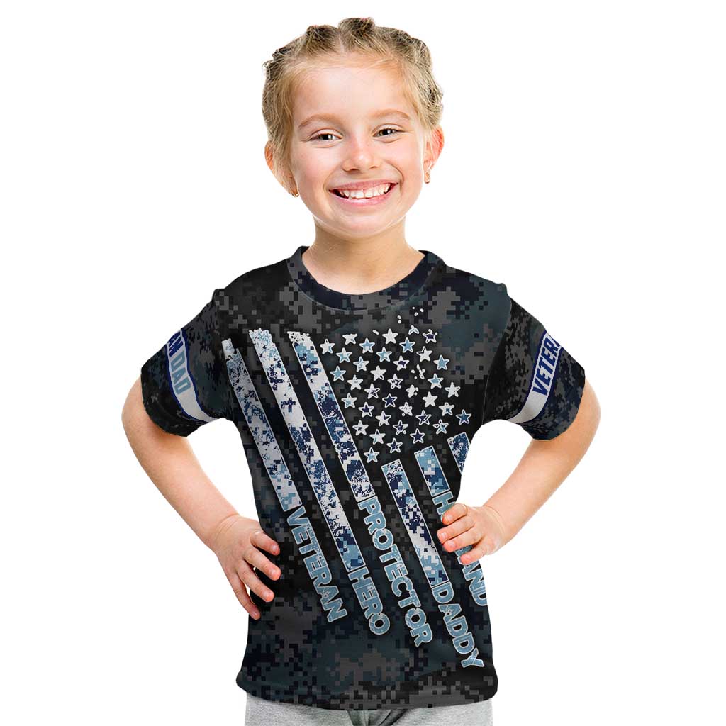 Veteran Hero Protector Husband Daddy Kid T Shirt Veteran Fathers Day