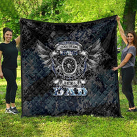 Veteran Hero Protector Husband Daddy Quilt Veteran Fathers Day