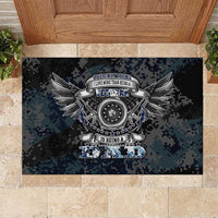 Veteran Hero Protector Husband Daddy Rubber Doormat Veteran Fathers Day