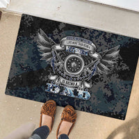 Veteran Hero Protector Husband Daddy Rubber Doormat Veteran Fathers Day