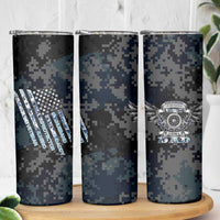 Veteran Hero Protector Husband Daddy Skinny Tumbler Veteran Fathers Day