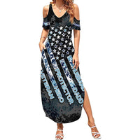 Veteran Hero Protector Husband Daddy Summer Maxi Dress Veteran Fathers Day