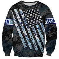 Veteran Hero Protector Husband Daddy Sweatshirt Veteran Fathers Day