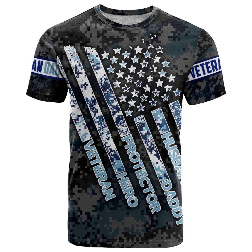 Veteran Hero Protector Husband Daddy T Shirt Veteran Fathers Day