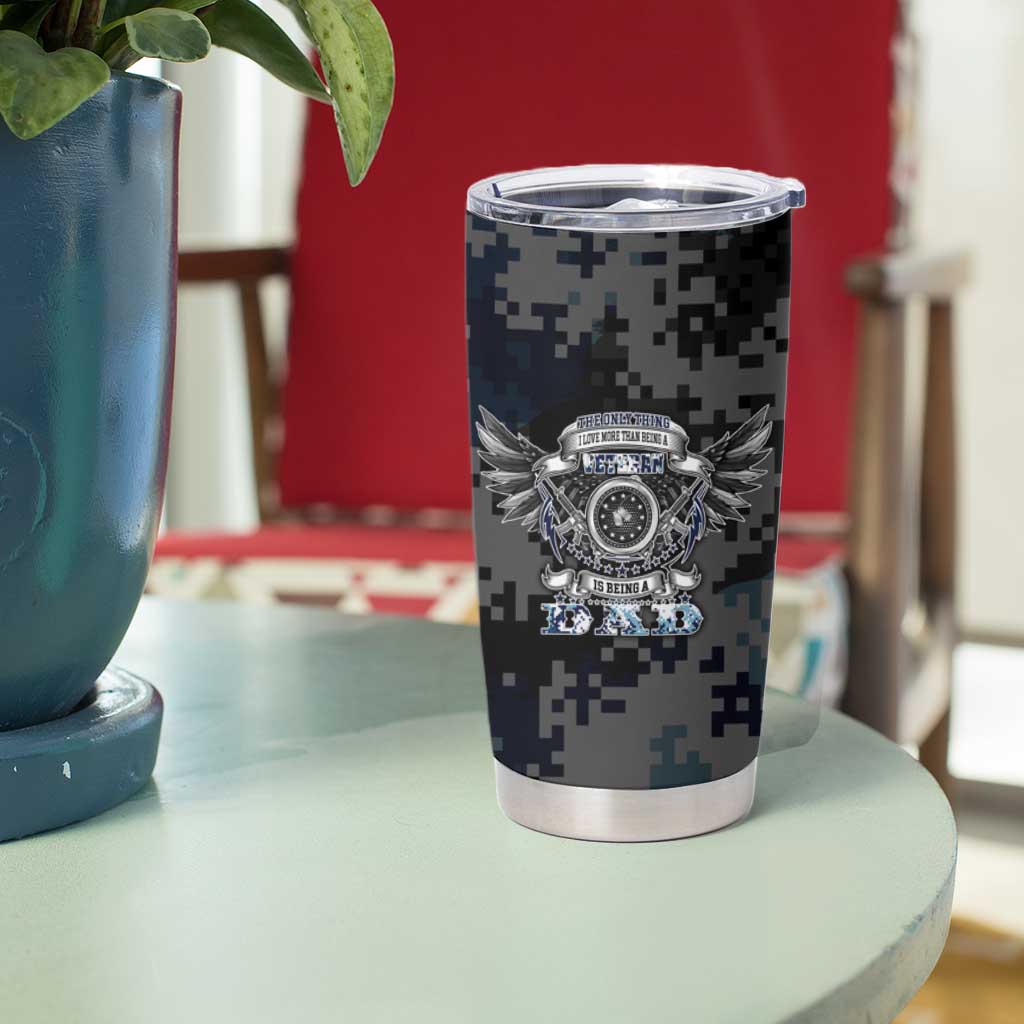 Veteran Hero Protector Husband Daddy Tumbler Cup Veteran Fathers Day