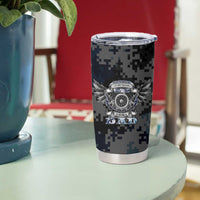 Veteran Hero Protector Husband Daddy Tumbler Cup Veteran Fathers Day