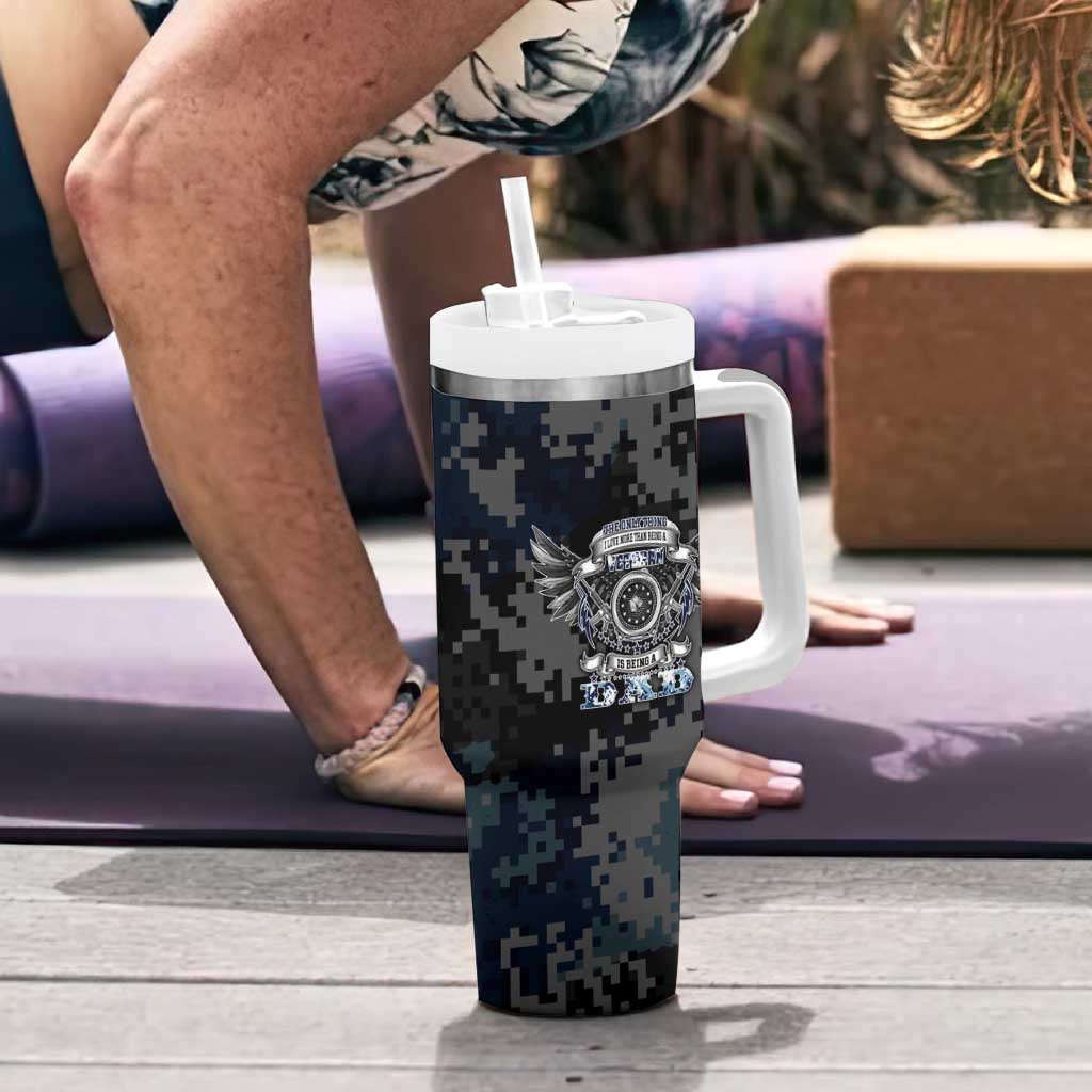 Veteran Hero Protector Husband Daddy Tumbler With Handle Veteran Fathers Day