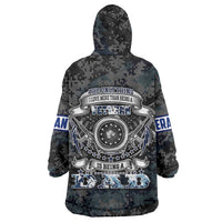 Veteran Hero Protector Husband Daddy Wearable Blanket Hoodie Veteran Fathers Day