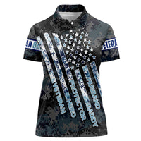 Veteran Hero Protector Husband Daddy Women Polo Shirt Veteran Fathers Day