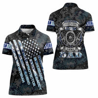 Veteran Hero Protector Husband Daddy Women Polo Shirt Veteran Fathers Day