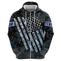 Veteran Hero Protector Husband Daddy Zip Hoodie Veteran Fathers Day