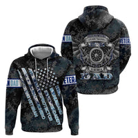 Veteran Hero Protector Husband Daddy Zip Hoodie Veteran Fathers Day