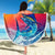 Fishing Dad Beach Blanket Fast Sharp and Strong Like a Sailfish