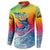 Fishing Dad Button Sweatshirt Fast Sharp and Strong Like a Sailfish