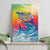 Fishing Dad Canvas Wall Art Fast Sharp and Strong Like a Sailfish
