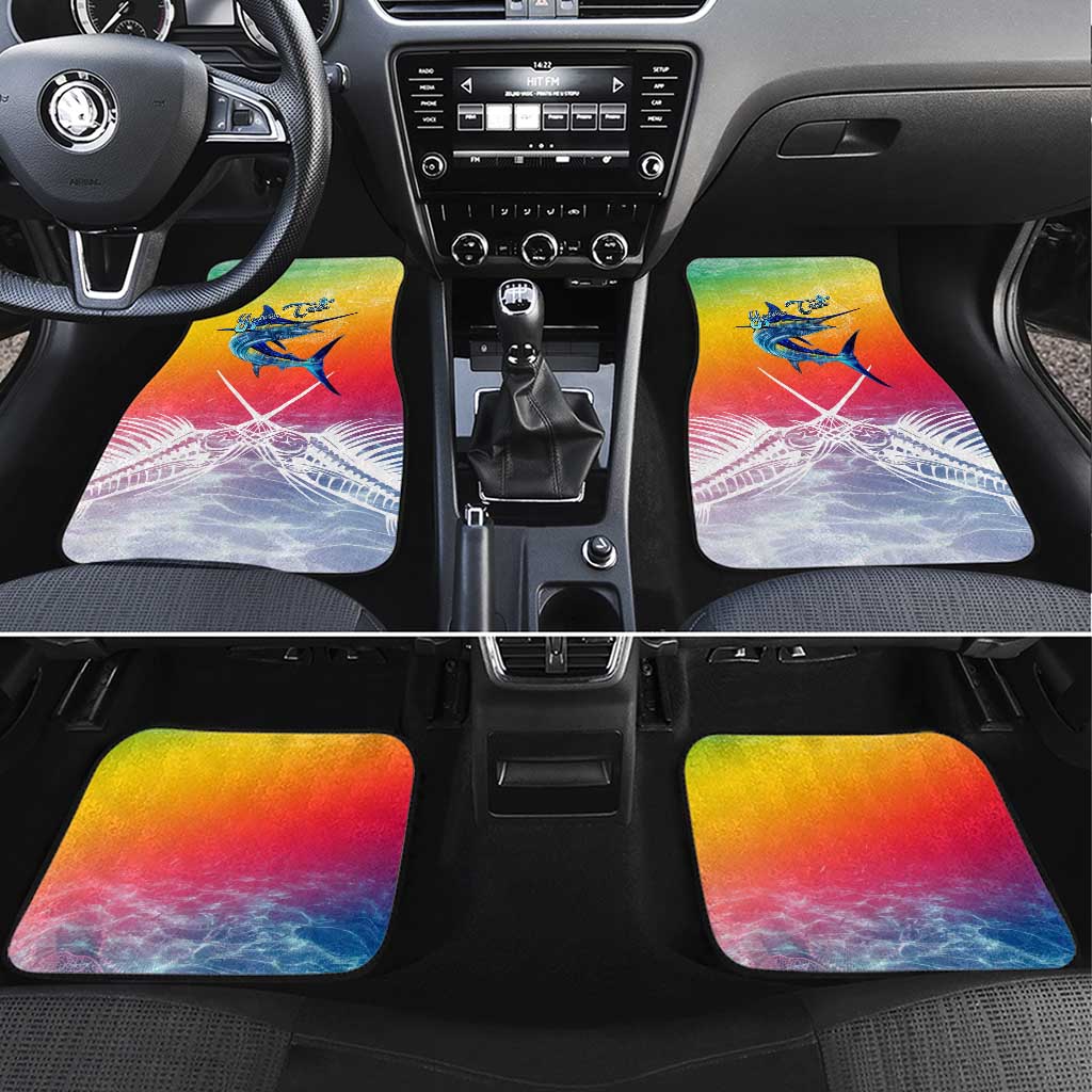 Fishing Dad Car Mats Fast Sharp and Strong Like a Sailfish