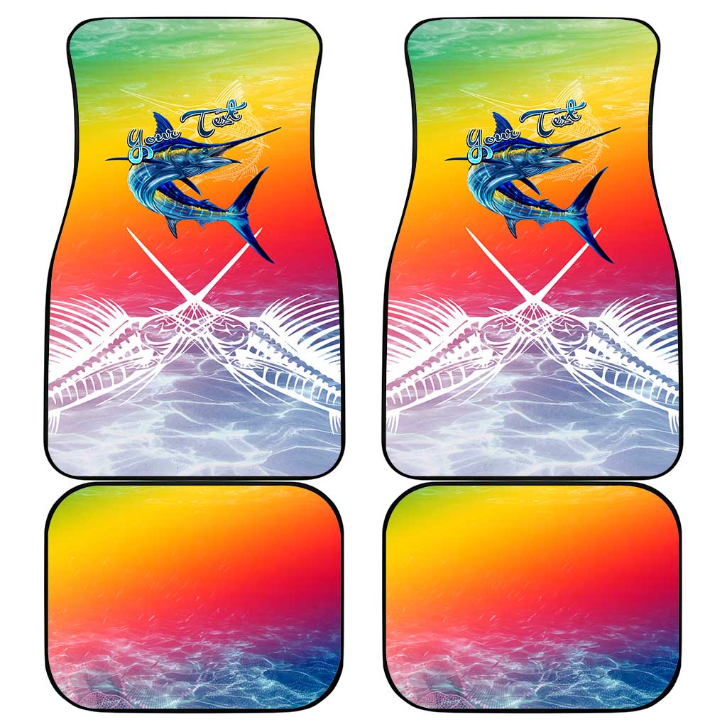 Fishing Dad Car Mats Fast Sharp and Strong Like a Sailfish