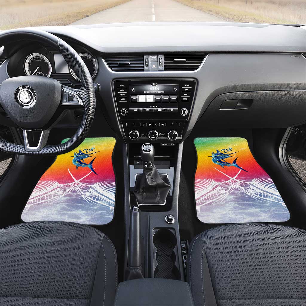 Fishing Dad Car Mats Fast Sharp and Strong Like a Sailfish