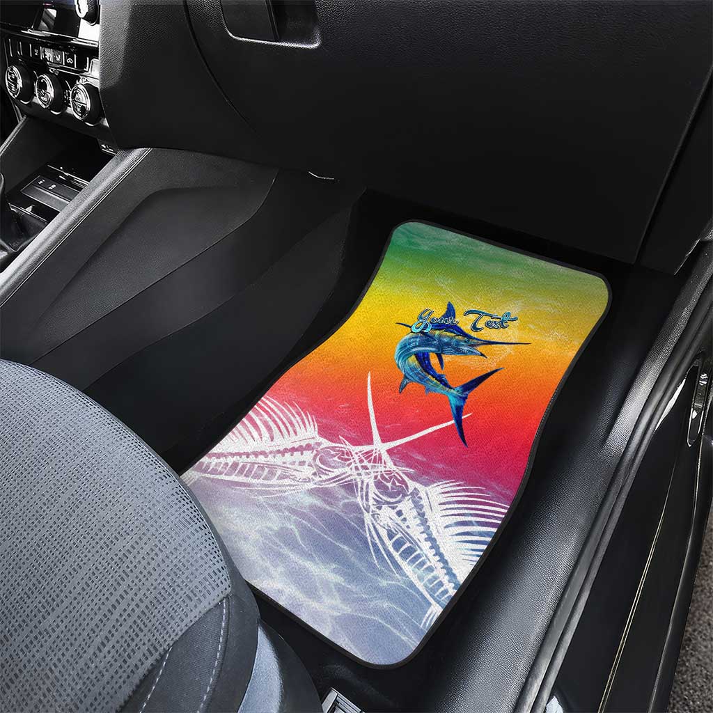 Fishing Dad Car Mats Fast Sharp and Strong Like a Sailfish