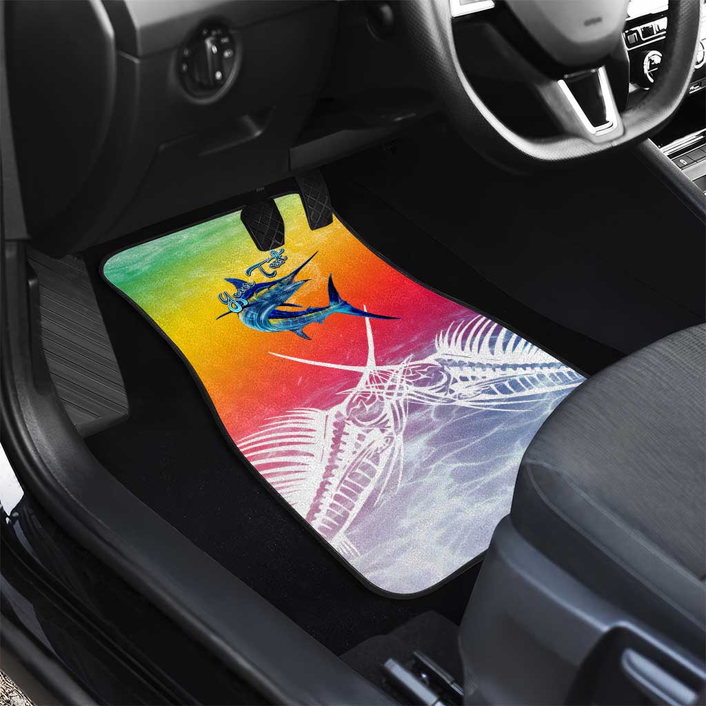Fishing Dad Car Mats Fast Sharp and Strong Like a Sailfish