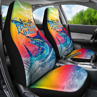 Fishing Dad Car Seat Cover Fast Sharp and Strong Like a Sailfish