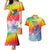 Fishing Dad Couples Matching Mermaid Dress and Hawaiian Shirt Fast Sharp and Strong Like a Sailfish