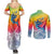 Fishing Dad Couples Matching Summer Maxi Dress and Long Sleeve Button Shirt Fast Sharp and Strong Like a Sailfish