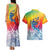 Fishing Dad Couples Matching Tank Maxi Dress and Hawaiian Shirt Fast Sharp and Strong Like a Sailfish