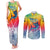 Fishing Dad Couples Matching Tank Maxi Dress and Long Sleeve Button Shirt Fast Sharp and Strong Like a Sailfish