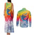 Fishing Dad Couples Matching Tank Maxi Dress and Long Sleeve Button Shirt Fast Sharp and Strong Like a Sailfish