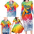 Fishing Dad Family Matching Long Sleeve Bodycon Dress and Hawaiian Shirt Fast Sharp and Strong Like a Sailfish