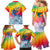 Fishing Dad Family Matching Mermaid Dress and Hawaiian Shirt Fast Sharp and Strong Like a Sailfish