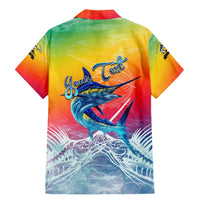 Fishing Dad Family Matching Mermaid Dress and Hawaiian Shirt Fast Sharp and Strong Like a Sailfish