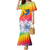 Fishing Dad Family Matching Mermaid Dress and Hawaiian Shirt Fast Sharp and Strong Like a Sailfish