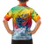 Fishing Dad Family Matching Off The Shoulder Long Sleeve Dress and Hawaiian Shirt Fast Sharp and Strong Like a Sailfish