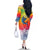 Fishing Dad Family Matching Off The Shoulder Long Sleeve Dress and Hawaiian Shirt Fast Sharp and Strong Like a Sailfish