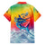 Fishing Dad Family Matching Off Shoulder Maxi Dress and Hawaiian Shirt Fast Sharp and Strong Like a Sailfish
