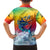 Fishing Dad Family Matching Off Shoulder Short Dress and Hawaiian Shirt Fast Sharp and Strong Like a Sailfish