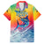 Fishing Dad Family Matching Off Shoulder Short Dress and Hawaiian Shirt Fast Sharp and Strong Like a Sailfish