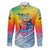 Fishing Dad Family Matching Off Shoulder Short Dress and Hawaiian Shirt Fast Sharp and Strong Like a Sailfish