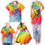 Fishing Dad Family Matching Tank Maxi Dress and Hawaiian Shirt Fast Sharp and Strong Like a Sailfish