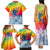 Fishing Dad Family Matching Tank Maxi Dress and Hawaiian Shirt Fast Sharp and Strong Like a Sailfish