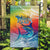 Fishing Dad Garden Flag Fast Sharp and Strong Like a Sailfish
