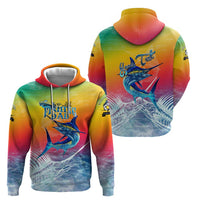 Fishing Dad Hoodie Fast Sharp and Strong Like a Sailfish
