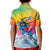 Fishing Dad Kid Polo Shirt Fast Sharp and Strong Like a Sailfish