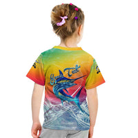 Fishing Dad Kid T Shirt Fast Sharp and Strong Like a Sailfish
