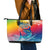 Fishing Dad Leather Tote Bag Fast Sharp and Strong Like a Sailfish