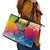 Fishing Dad Leather Tote Bag Fast Sharp and Strong Like a Sailfish
