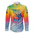 Fishing Dad Long Sleeve Button Shirt Fast Sharp and Strong Like a Sailfish