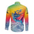 Fishing Dad Long Sleeve Button Shirt Fast Sharp and Strong Like a Sailfish